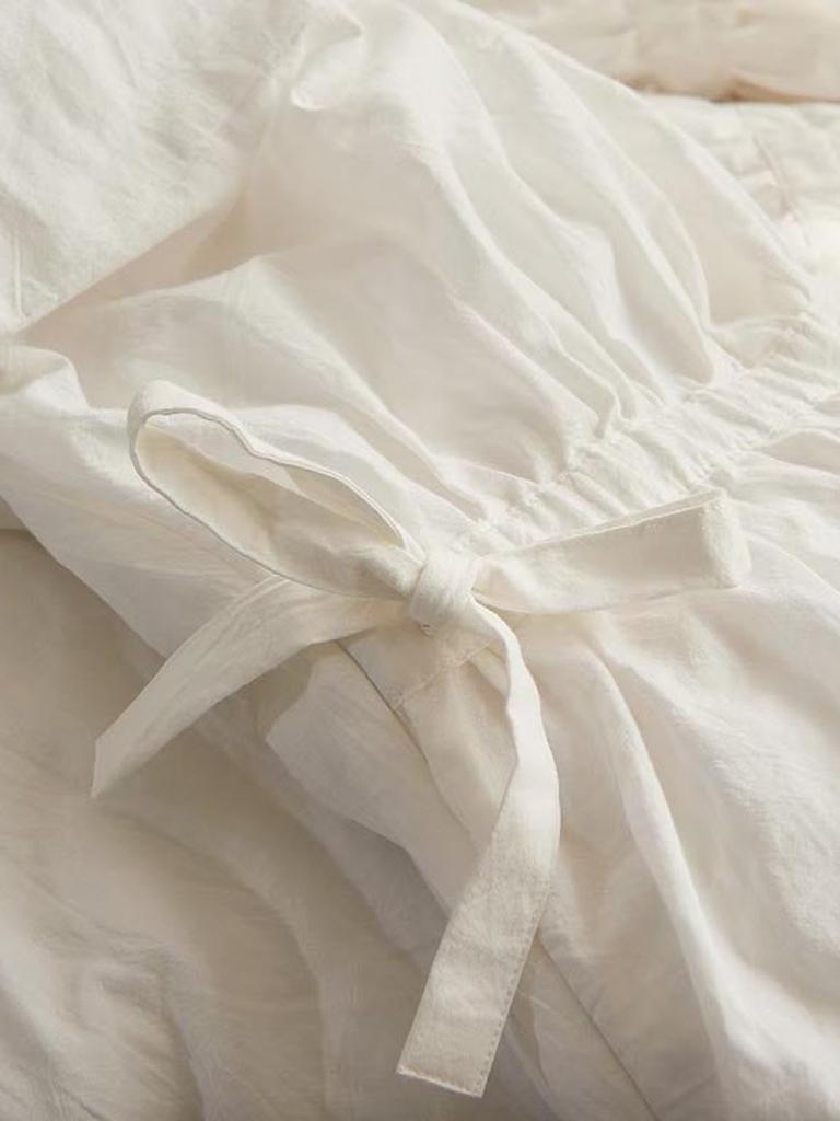 Fairy Ruched Duvet Cover Set