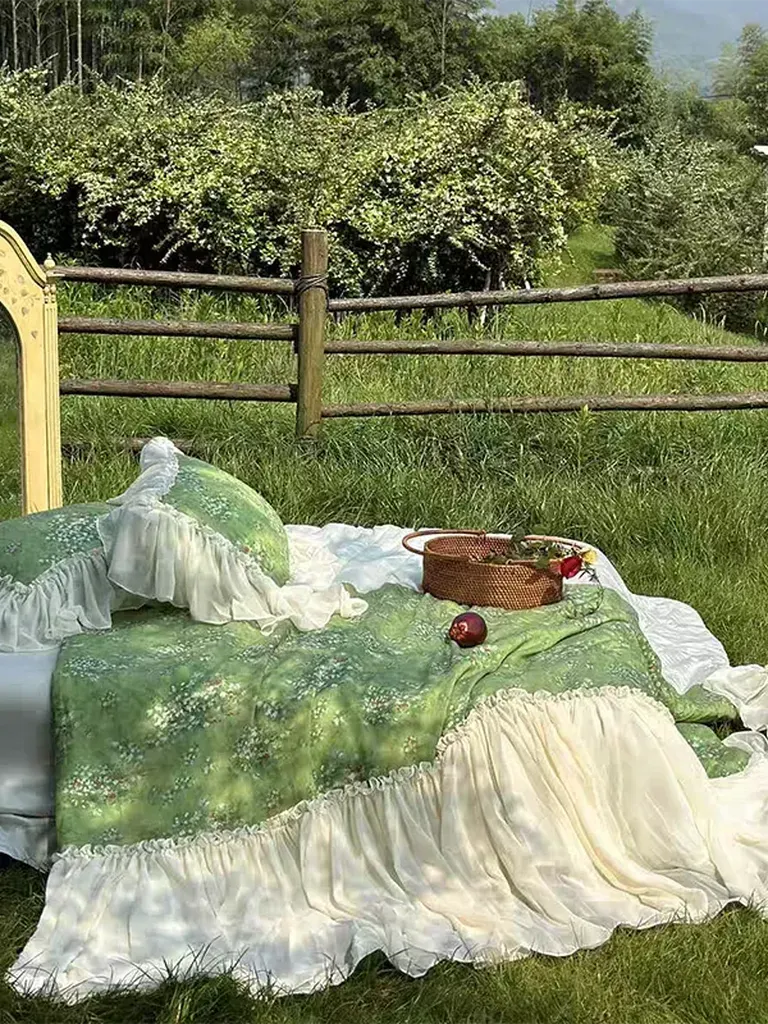 Fairy Spring Floral Comforter Set