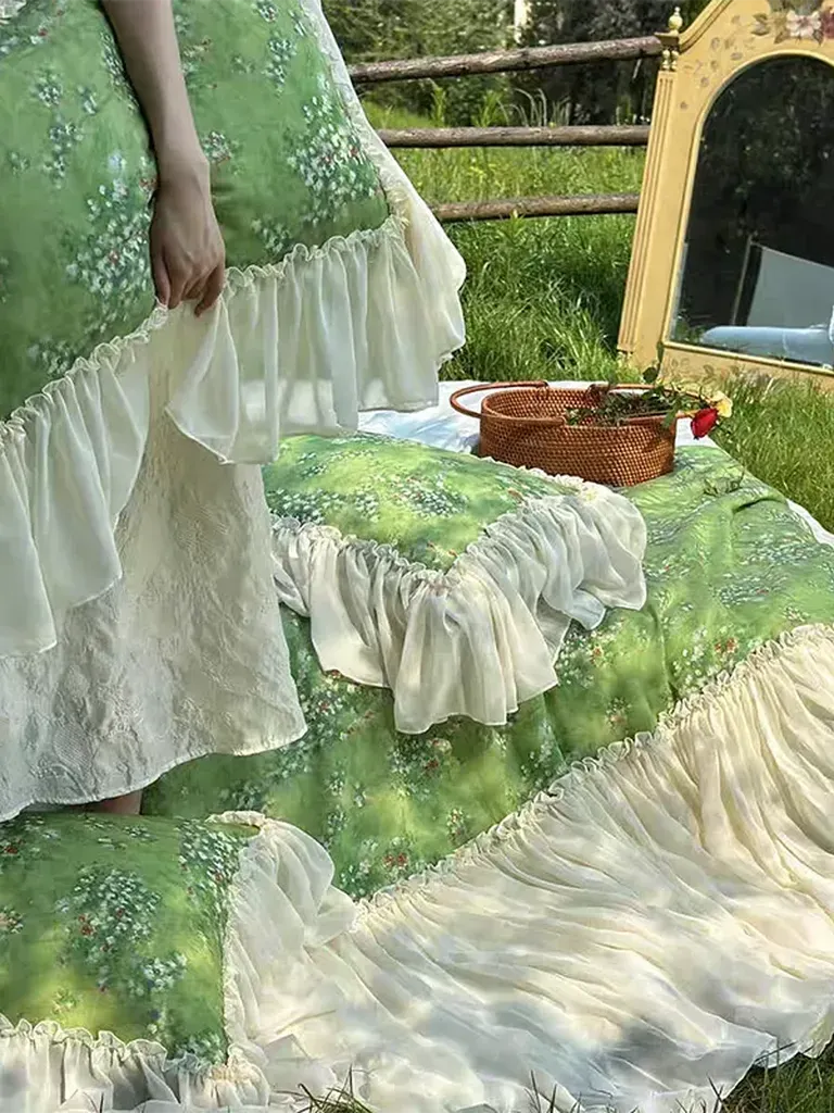 Fairy Spring Floral Comforter Set