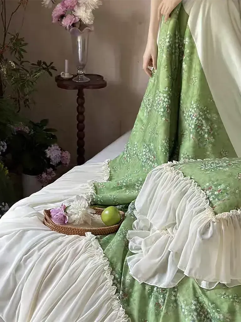 Fairy Spring Floral Comforter Set