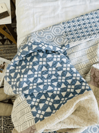 Farmhouse Patchwork Style Blanket
