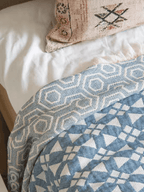 Farmhouse Patchwork Style Blanket