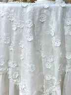 French Floral Embroidery Tablecloth