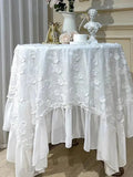 French Floral Embroidery Tablecloth
