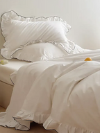 French Ruffle Duvet Cover Set