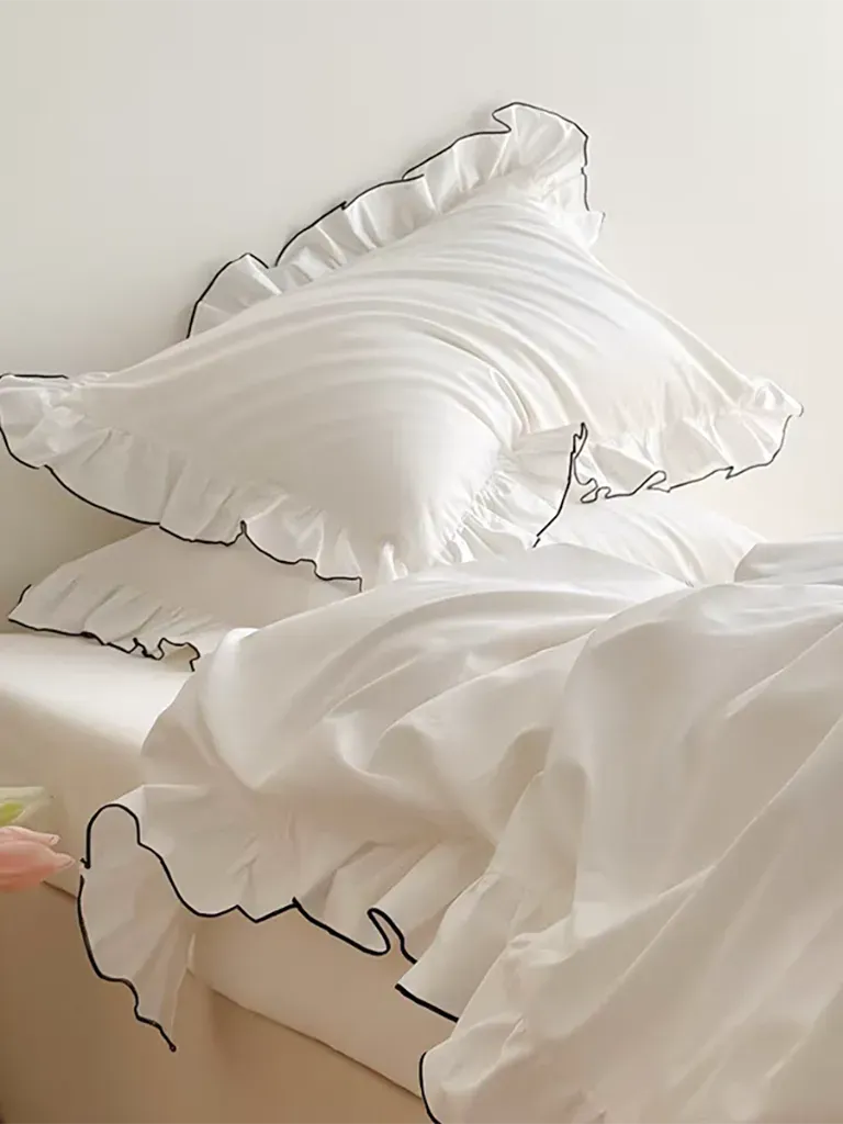 French Ruffle Duvet Cover Set