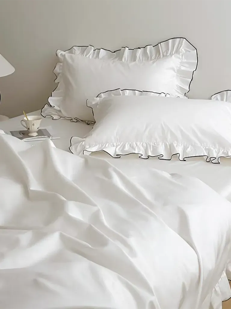 French Ruffle Duvet Cover Set