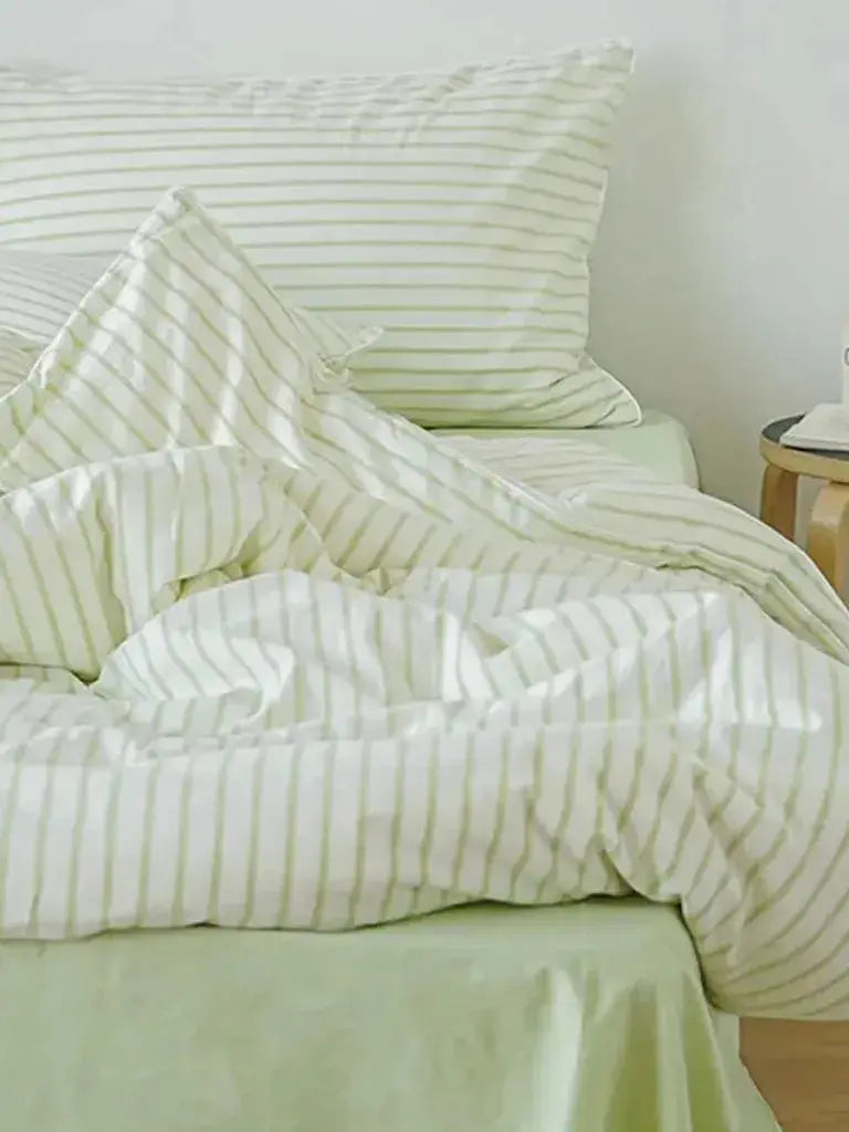 Fresh Striped Duvet Cover Set