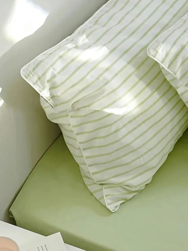 Fresh Striped Duvet Cover Set