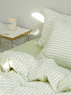 Fresh Striped Duvet Cover Set