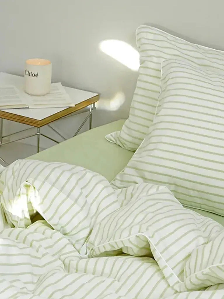 Fresh Striped Duvet Cover Set