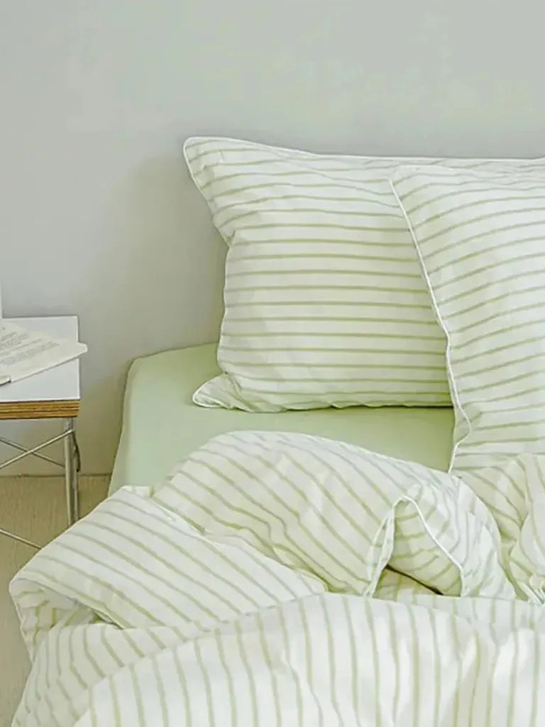 Fresh Striped Duvet Cover Set