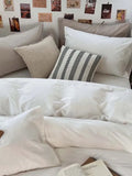 Fresh White Cotton Duvet Cover Set