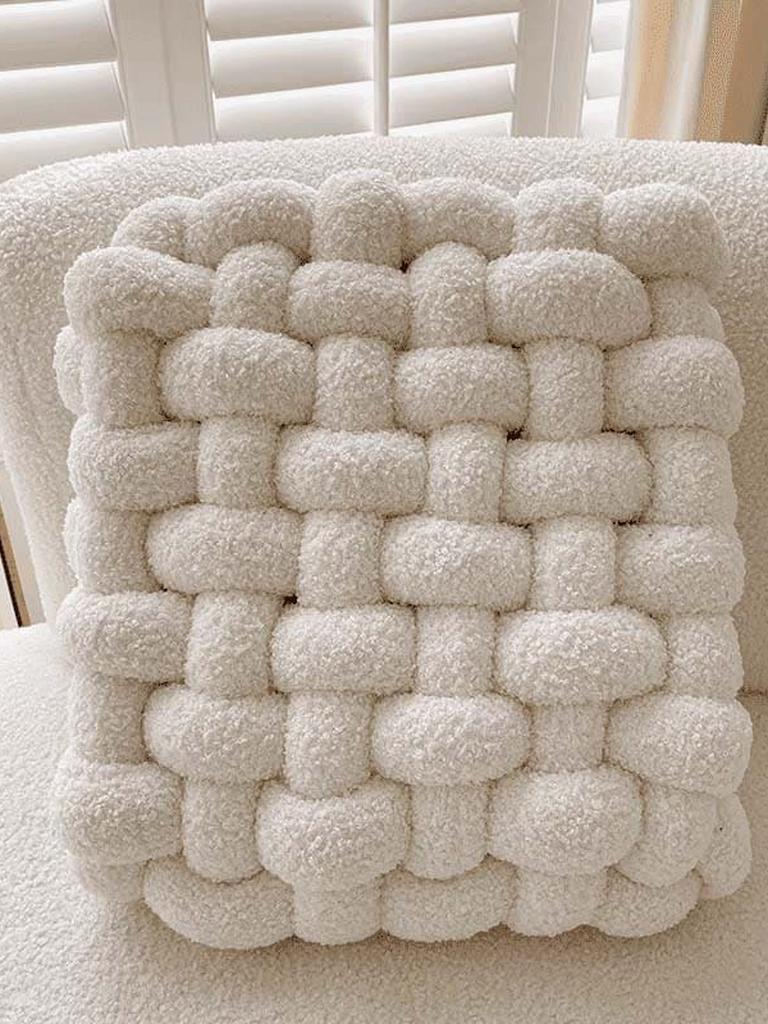 Handmade Teddy Braided Cushion