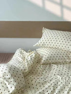 Heart Design Muslin Duvet Cover