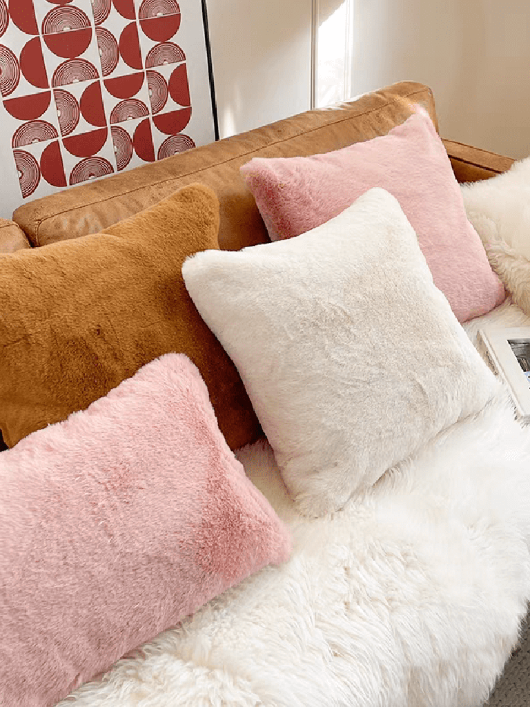Luxury Faux Fur Pillow