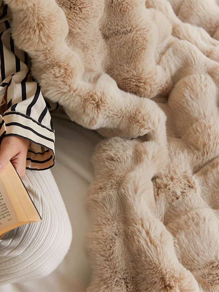 Luxury Mink Faux Fur Blanket