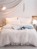 Luxury Plush Shaggy Bedding Set