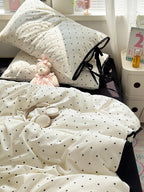 Mini Dot Contrast Edge Bedding Set