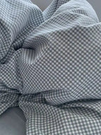 Mini Blue Gingham Bedding Set