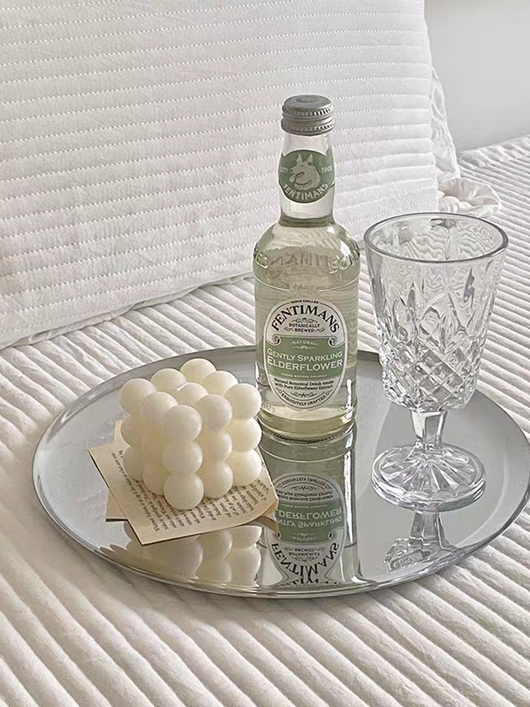 Minimalist Mirrored Jewelry Tray