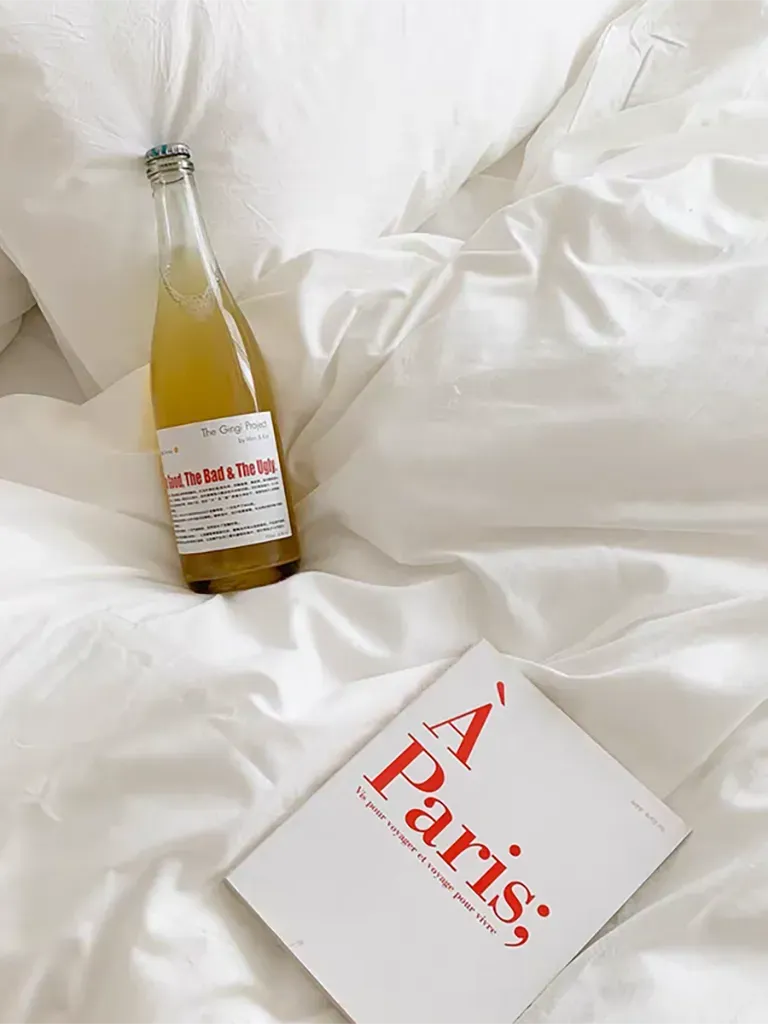 Minimalist Organic Percale Cotton Duvet Cover Set