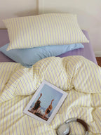 Minimalist Striped Bedding Set
