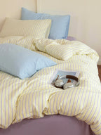 Minimalist Striped Bedding Set
