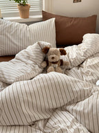 Modern Pinstripe Bedding Set