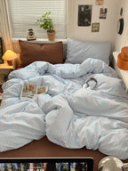 Modern Pinstripe Bedding Set
