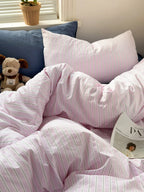 Modern Pinstripe Bedding Set