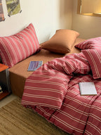 Modern Pinstripe Bedding Set