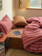 Modern Pinstripe Bedding Set