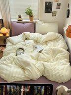 Modern Pinstripe Bedding Set
