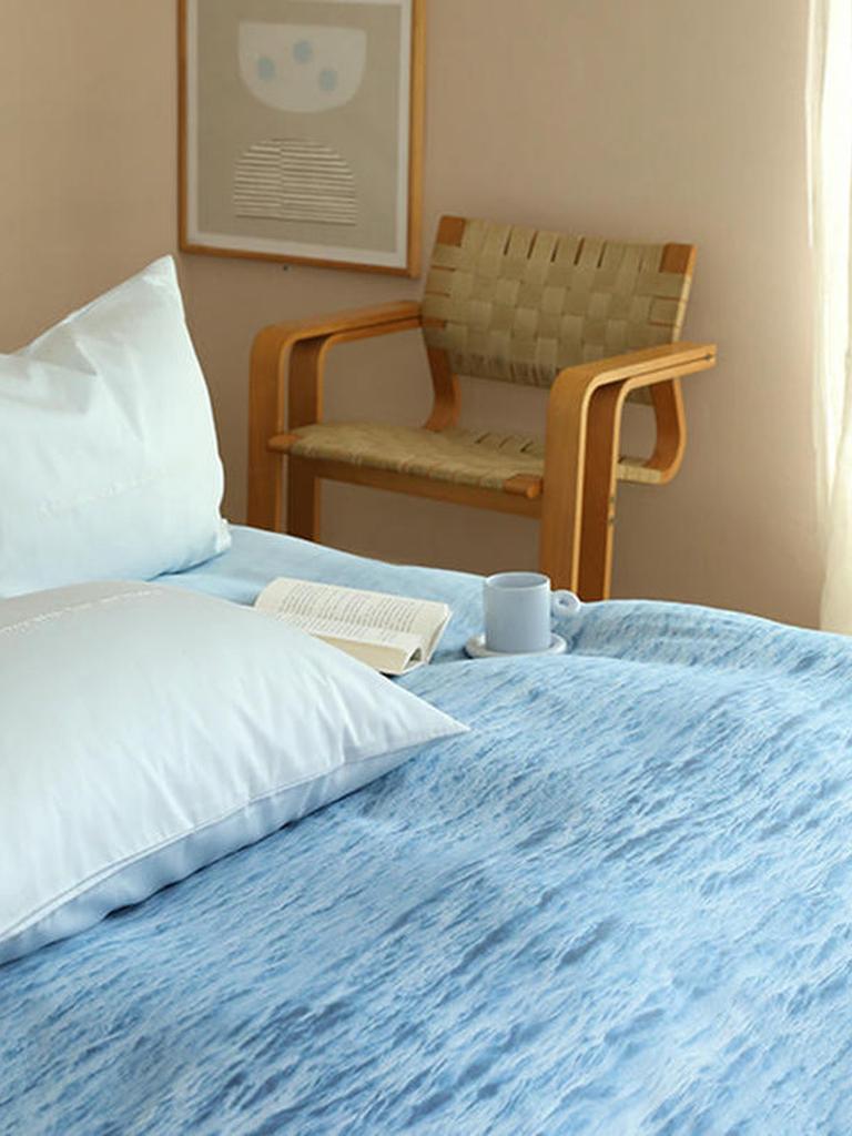 Natural Ombre Blue Coastal Duvet Cover