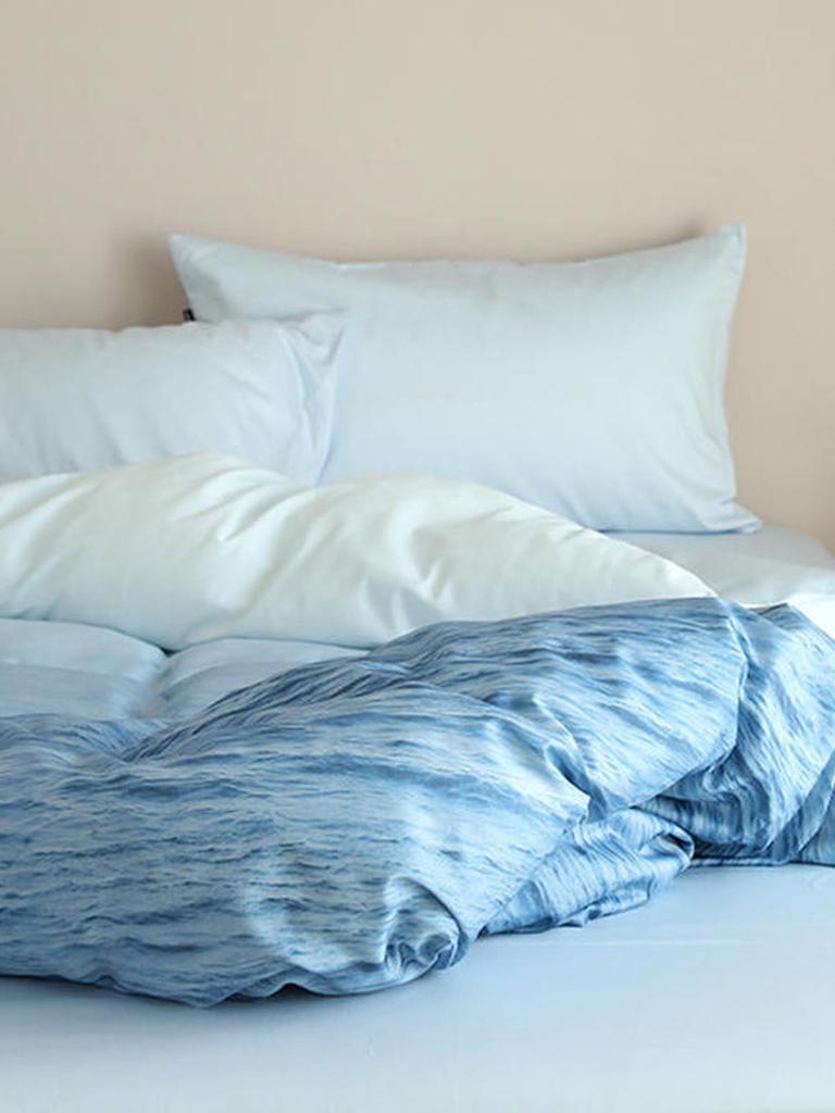 Natural Ombre Blue Coastal Duvet Cover