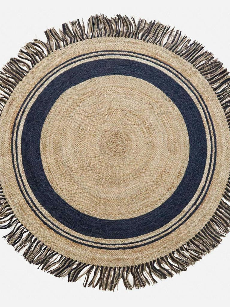 Nautical Fringe Jute Round Rug