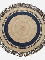 Nautical Fringe Jute Round Rug