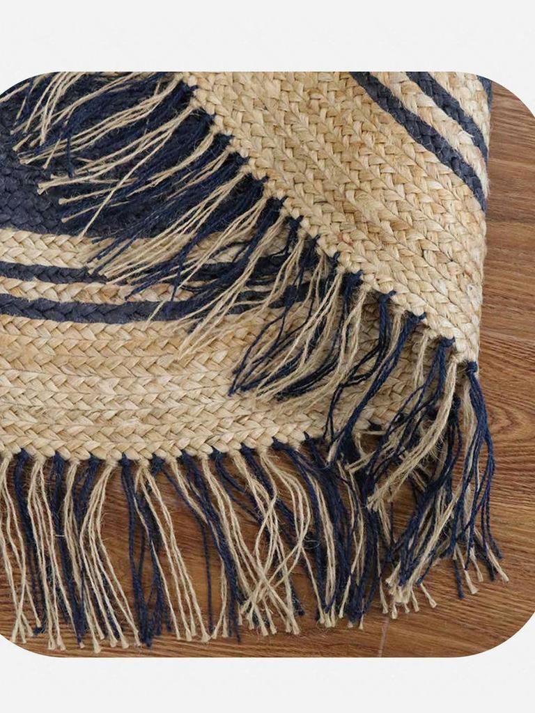 Nautical Fringe Jute Round Rug