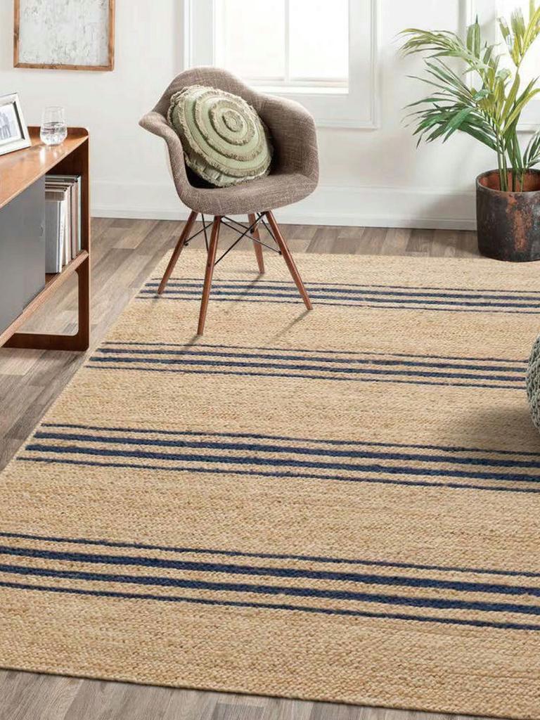 Navy Horizon Jute Rug