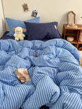 Neutral Striped Duvet Cover