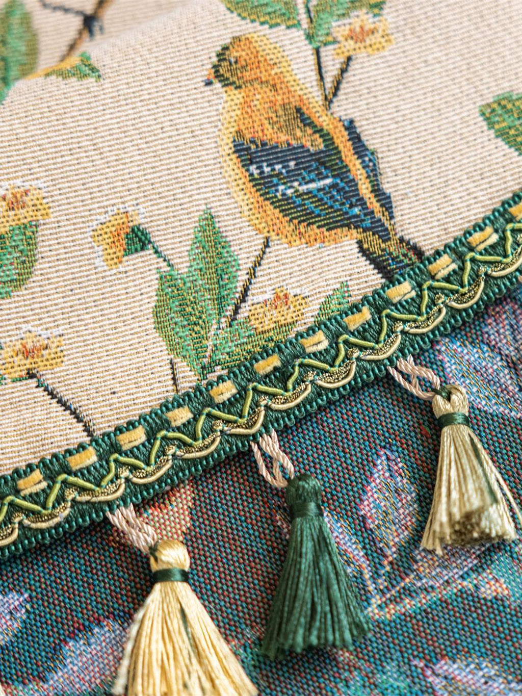 Morning Songbird Tapestry Tablecloth