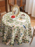 Morning Songbird Tapestry Tablecloth