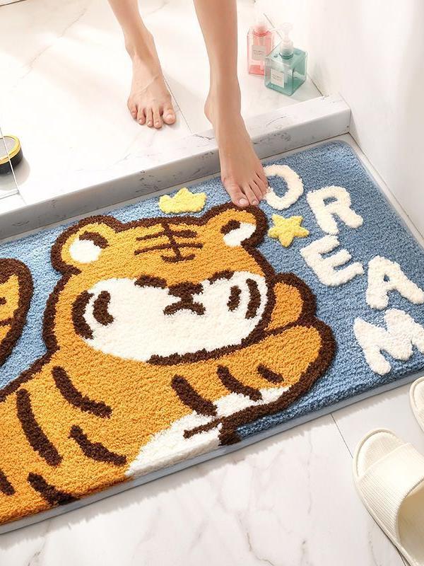 Tiger Tales Faux Wool Bath Mat