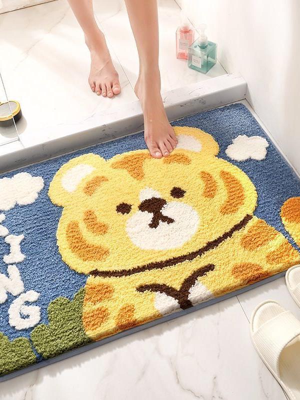 Tiger Tales Faux Wool Bath Mat