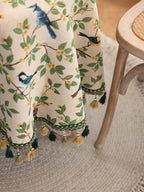 Morning Songbird Tapestry Tablecloth
