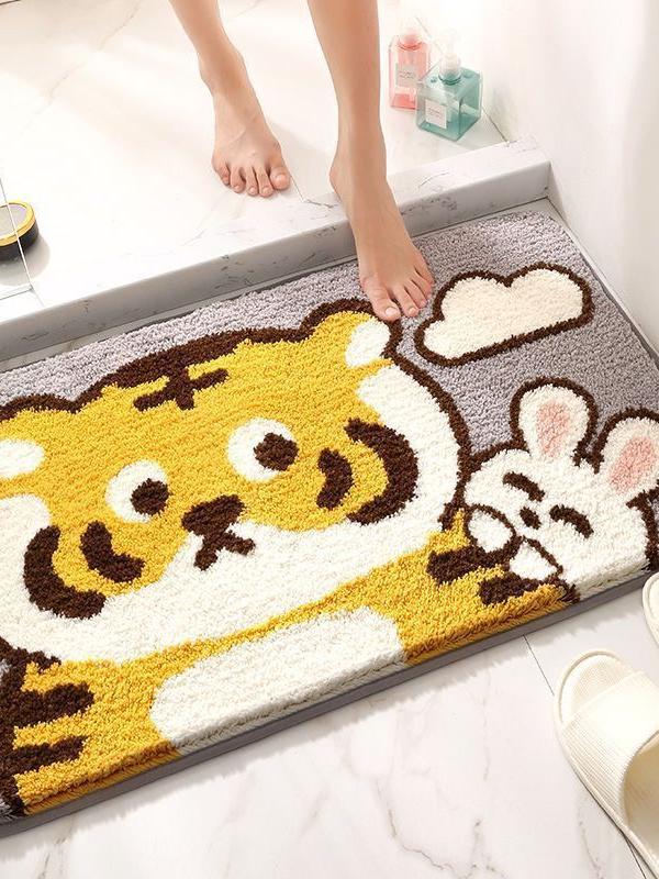 Tiger Tales Faux Wool Bath Mat