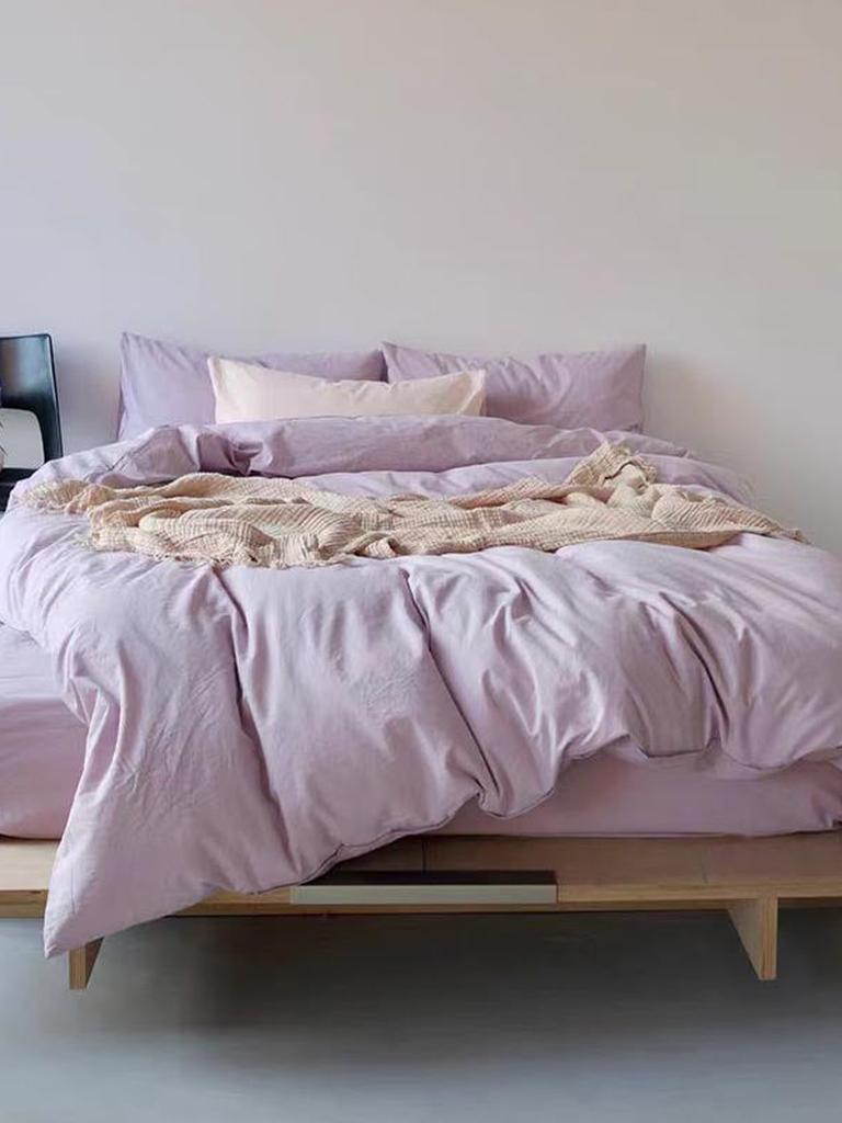 Pastel Color Duvet Cover - Lavender