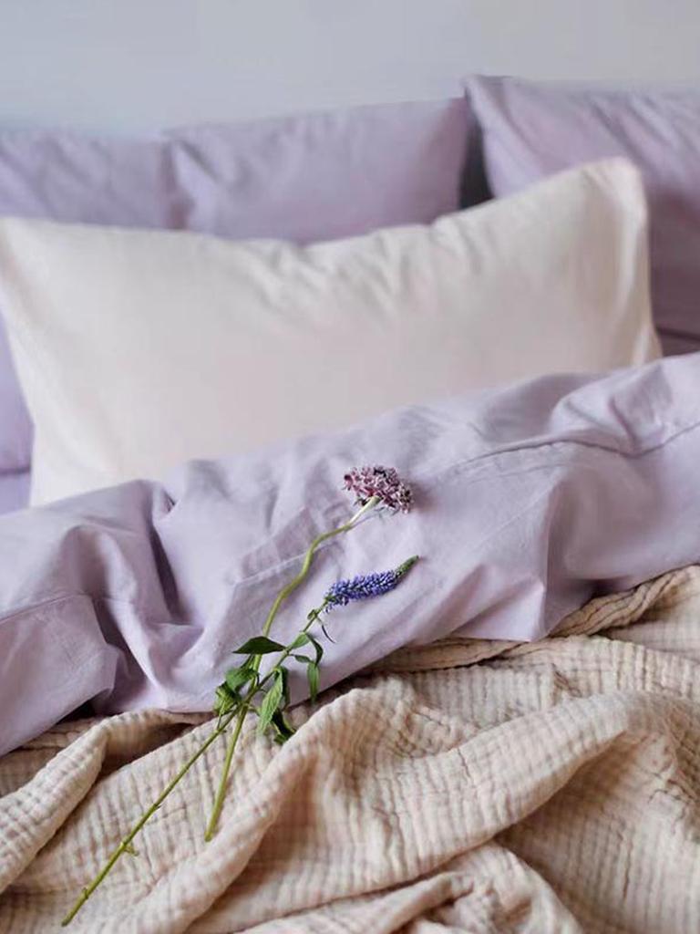 Pastel Color Duvet Cover - Lavender