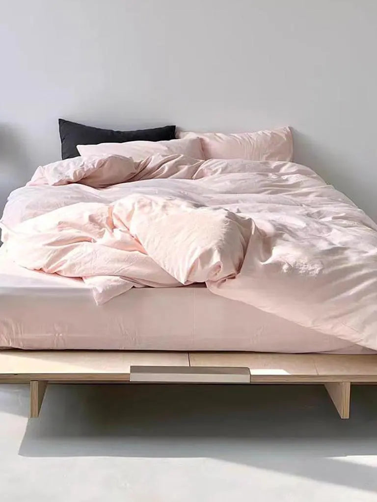 Pastel Color Bedding Set - Soft Pink